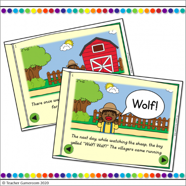 The Boy Who Cried Wolf Digital eBook and Activities Cover - Image 2