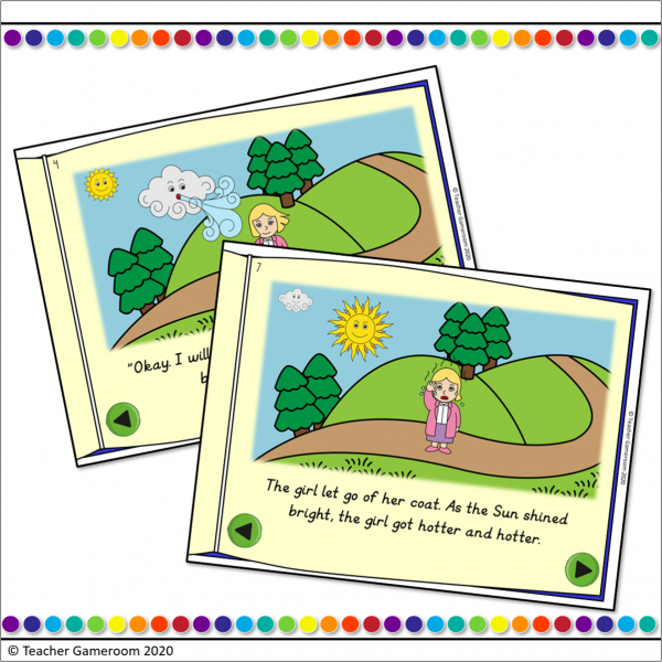 The Sun and the Wind Digital eBook and Activities - Image 2