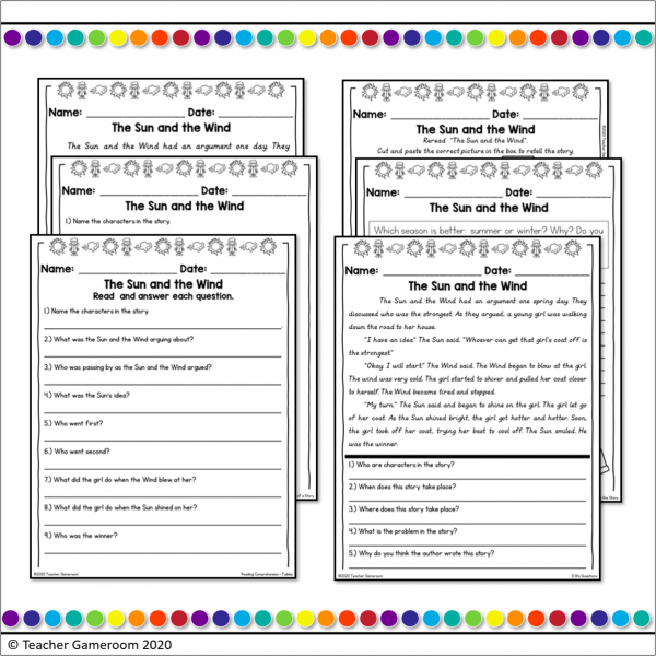 The Sun and the Wind Digital eBook and Activities - Image 3