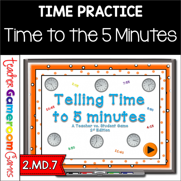 Teacher vs Student - Time to 5 minutes PowerPoint Game
