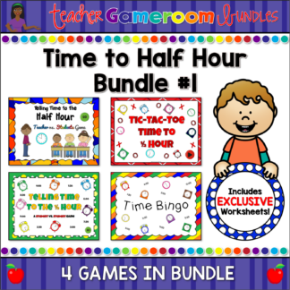 Time to the Half Hour Powerpoint Bundle #1