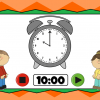 Time to the Half Hour Flash Card Powerpoint Set - Image 4