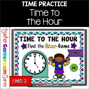 Time to the Hour Find the Star Powerpoint Game