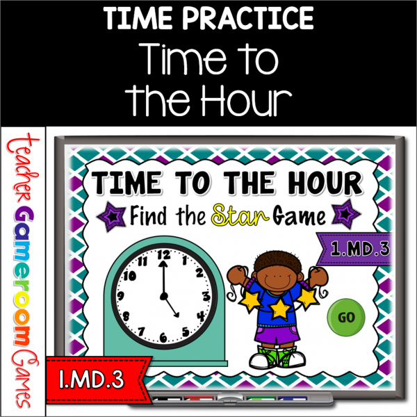 Time to the Hour Find the Star Powerpoint Game