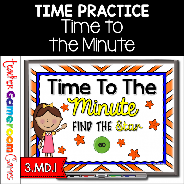 Time to the Minute Find the Star Powerpoint Game