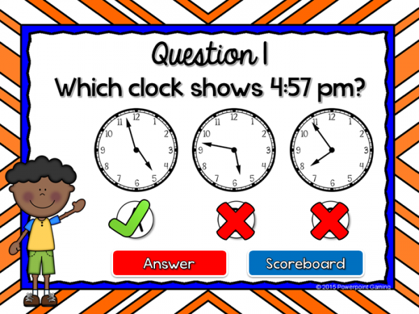 Time to the Minute Find the Star Powerpoint Game - Image 4