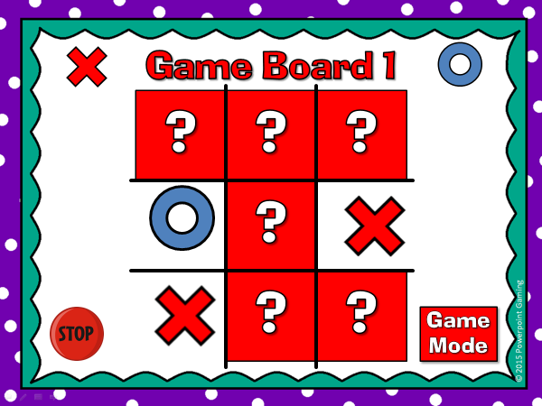 Time to the Minute Tic-Tac-Toe Powerpoint Game - Image 2