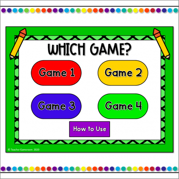Word Families -ow (short) Words Tic-Tac-Toe Powerpoint Game - Image 2