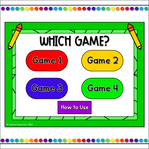 Word Families -ine Words Tic-Tac-Toe Powerpoint Game - Image 2