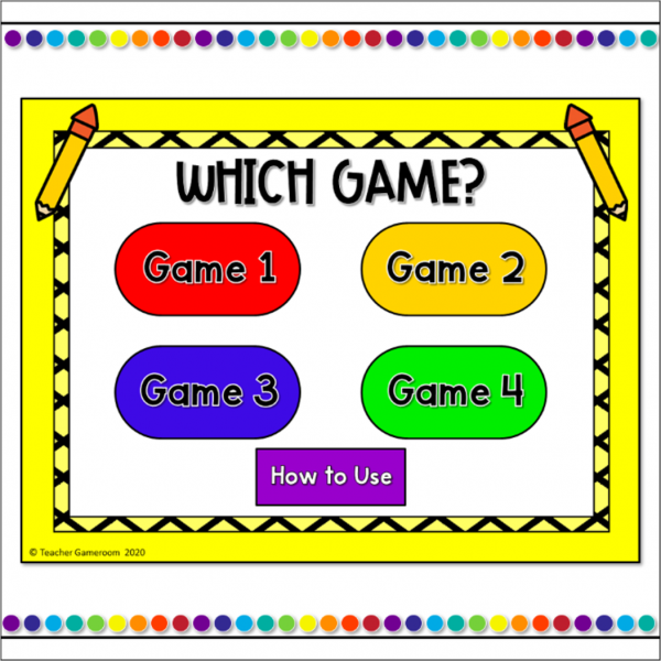 Word Families -op Words Tic-Tac-Toe Powerpoint Game - Image 2