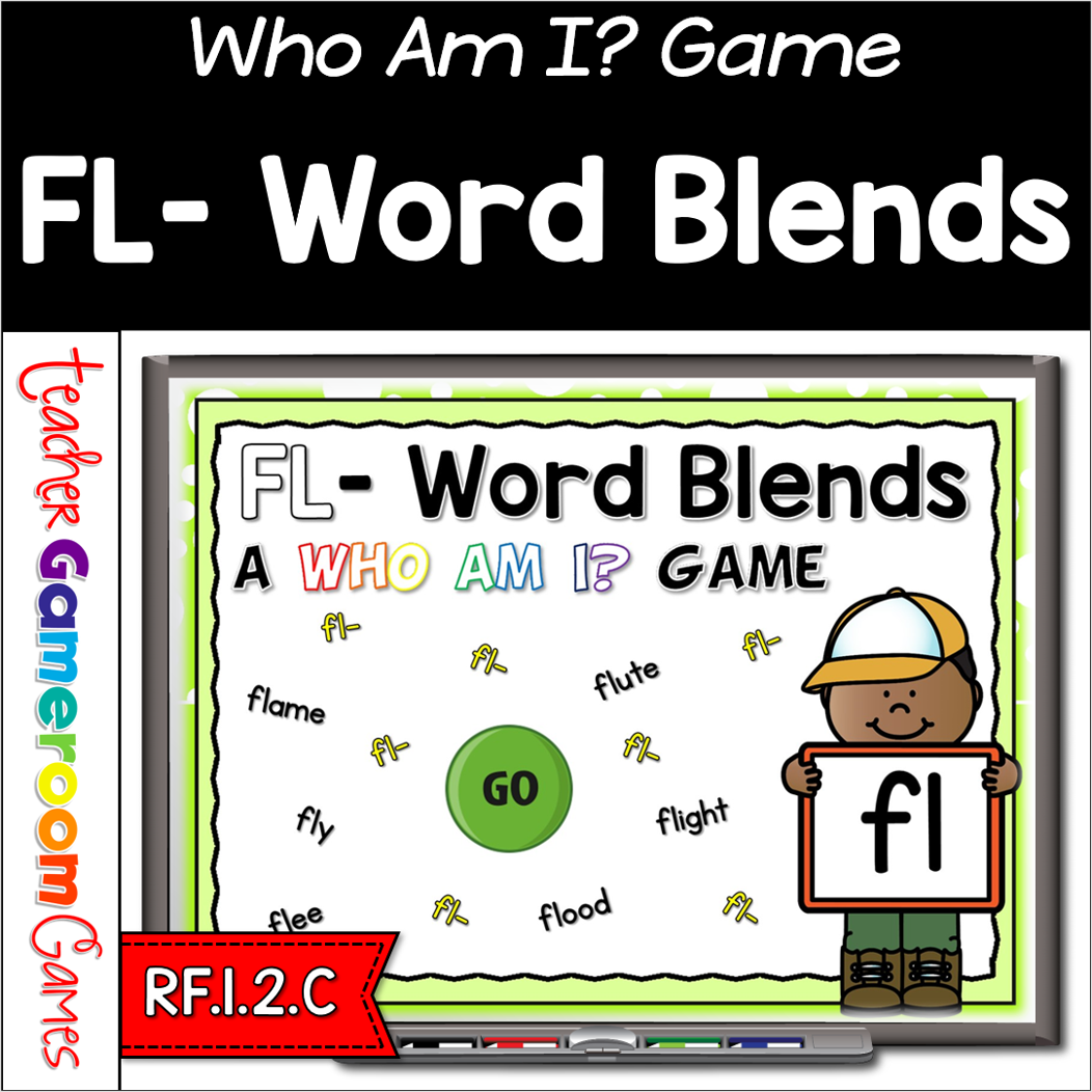 FL Word Blends Who Am I Word Game Cover