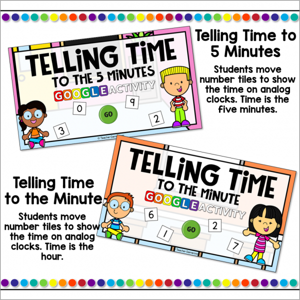 Telling Time Google Activity Bundle - Image 2