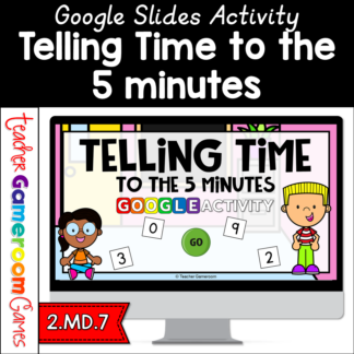 Telling Time ot the Nearest 5 Minutes Google Activity | Analog Clocks