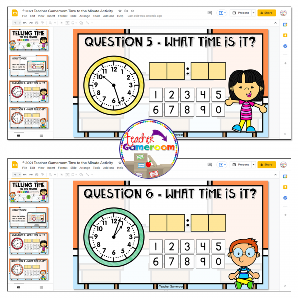 Telling Time Google Activity Bundle - Image 4