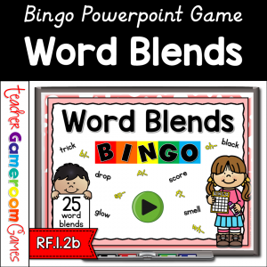 Word Blends Bingo Game