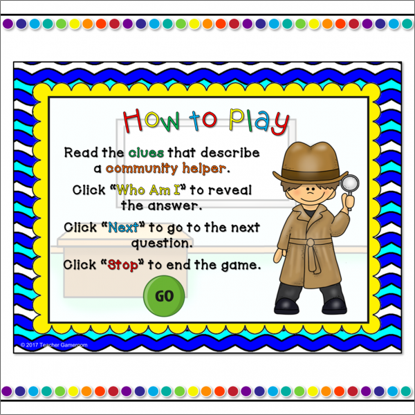 Community Helpers Who Am I Game #1 - Image 2