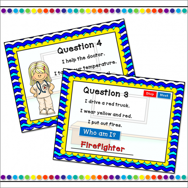 Community Helpers Who Am I Game #1 - Image 4