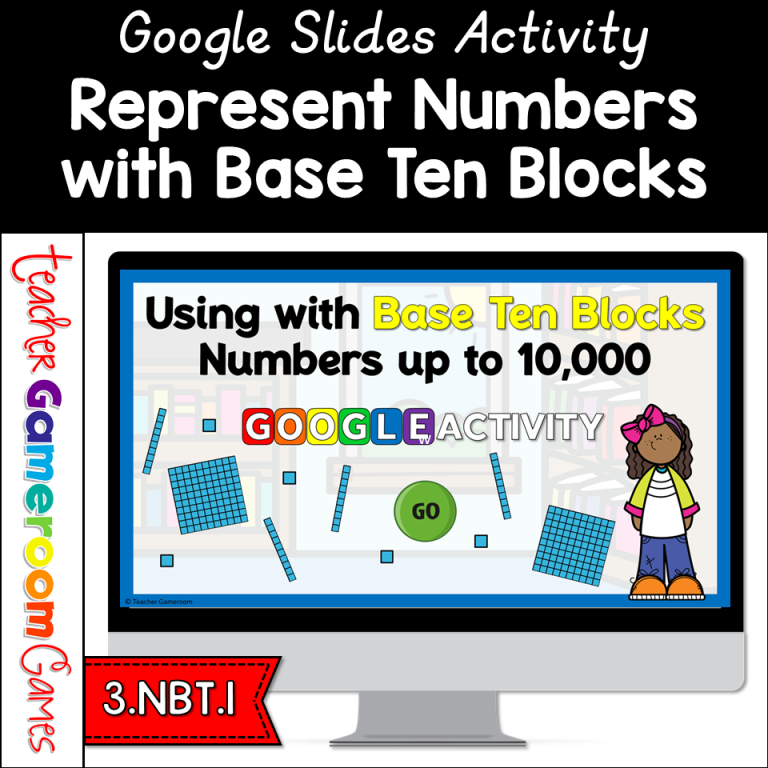 Place Value with Base Ten Blocks up to 10,000 Google Activity - Teacher ...