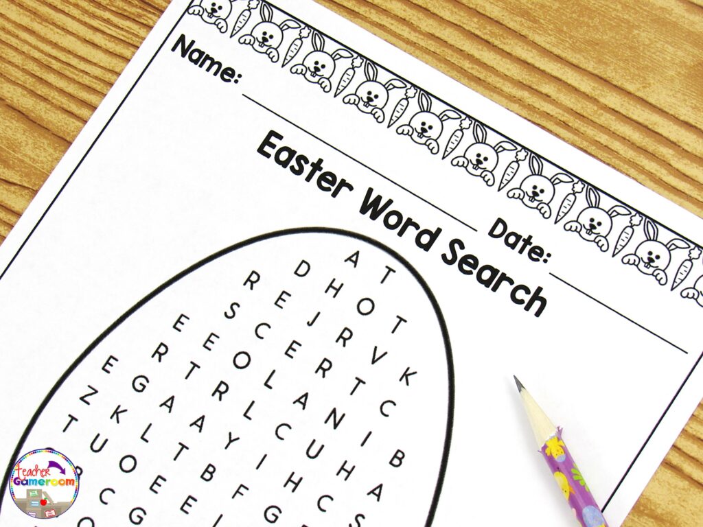 FREE EASTER WORD SEARCH