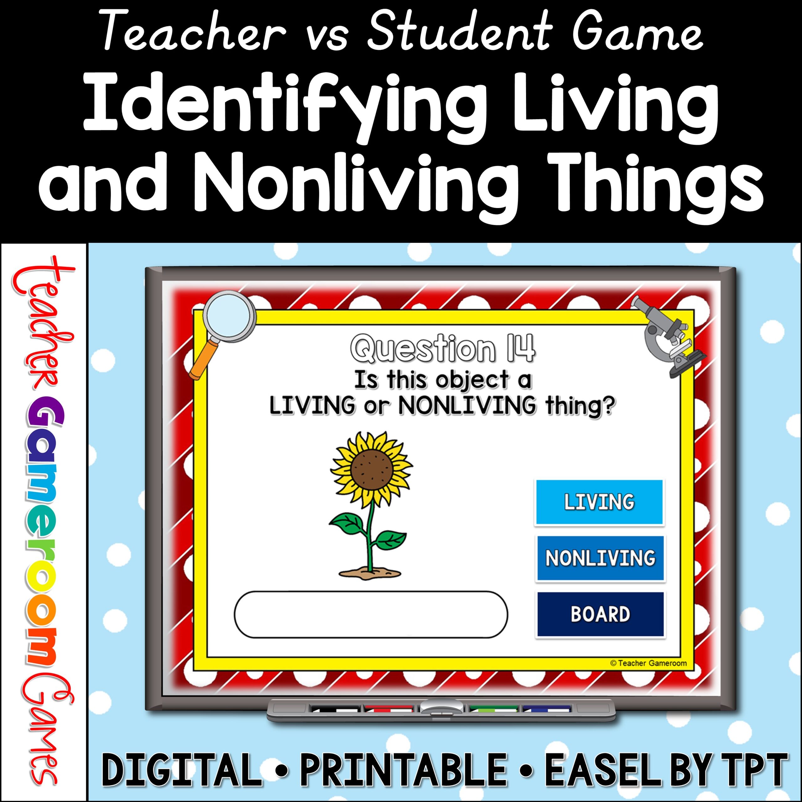 Living And Nonliving Things Teacher Vs Student Game Cover Scaled