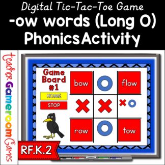 word families template ow long cover