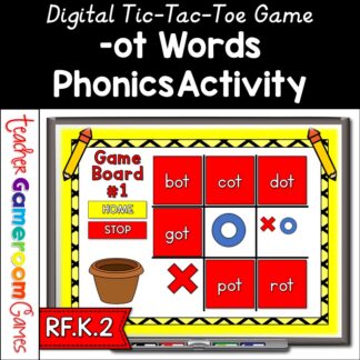 word families ot words tic tac toe game cover