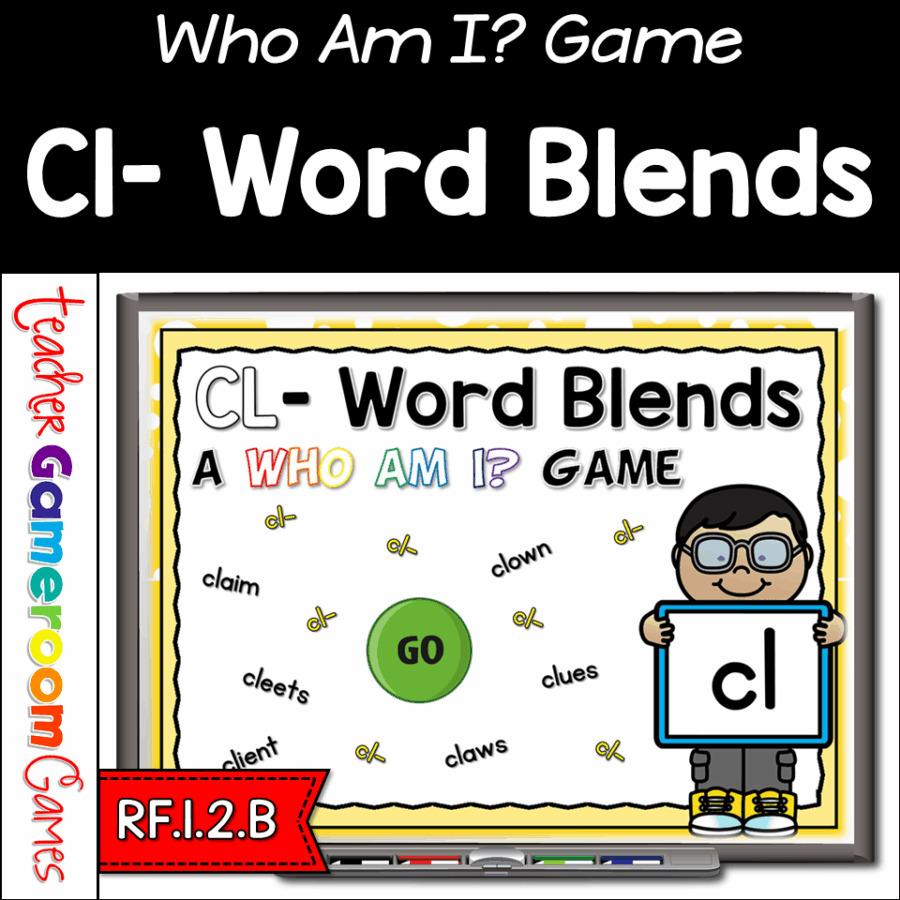 CL Word Blends Who am I Word Game