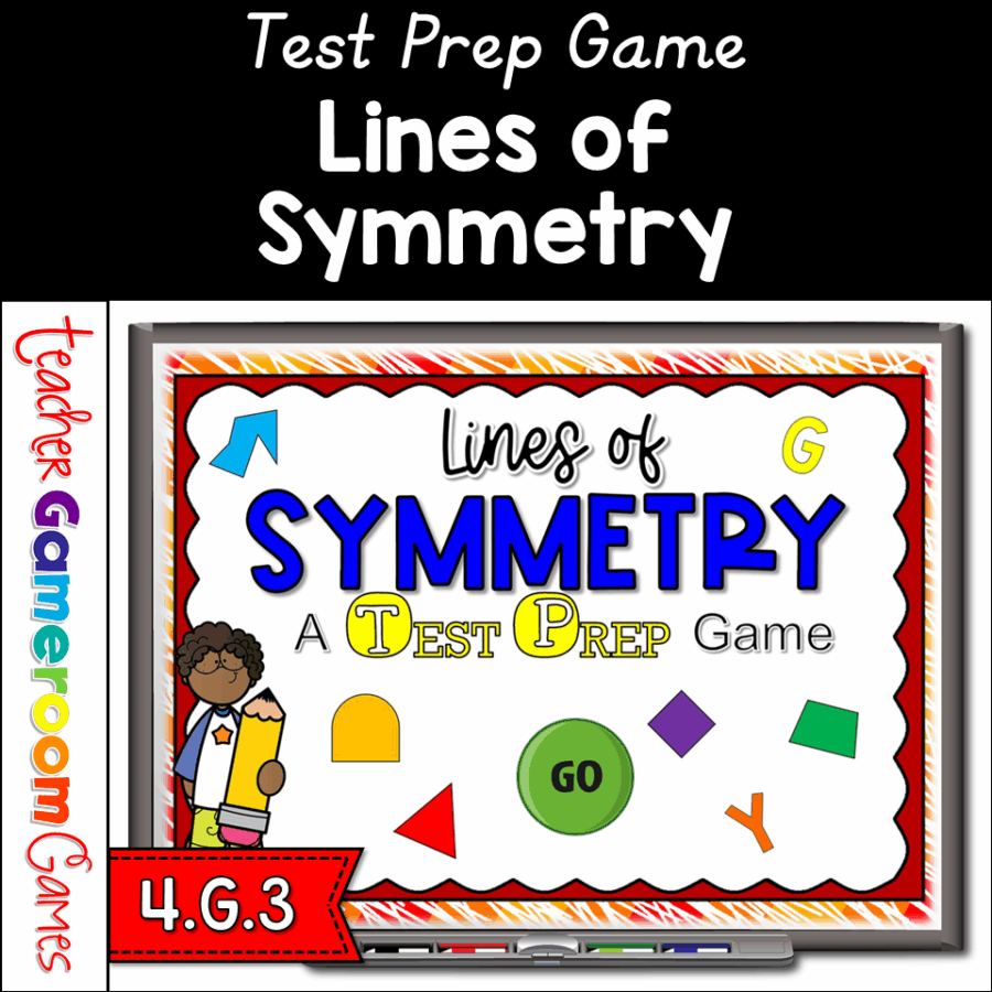 Line of Symmetry Test Prep Game
