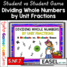 Dividing Whole Numbers by Unit Fractions Powerpoint Game