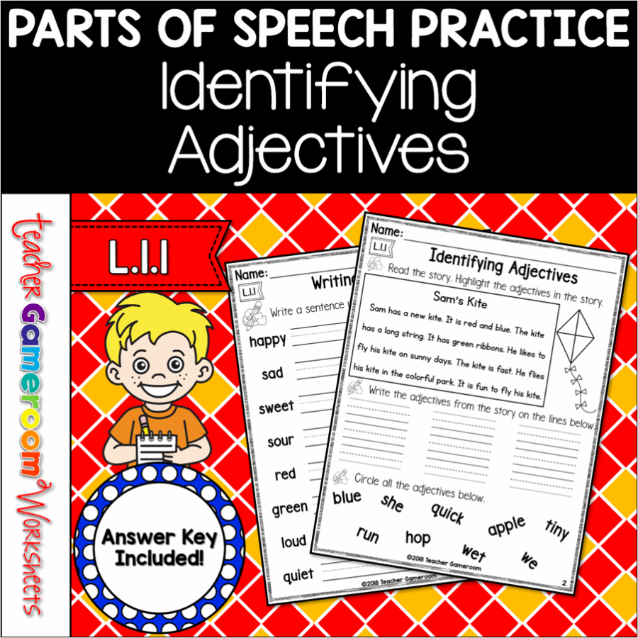 Adjectives Worksheets