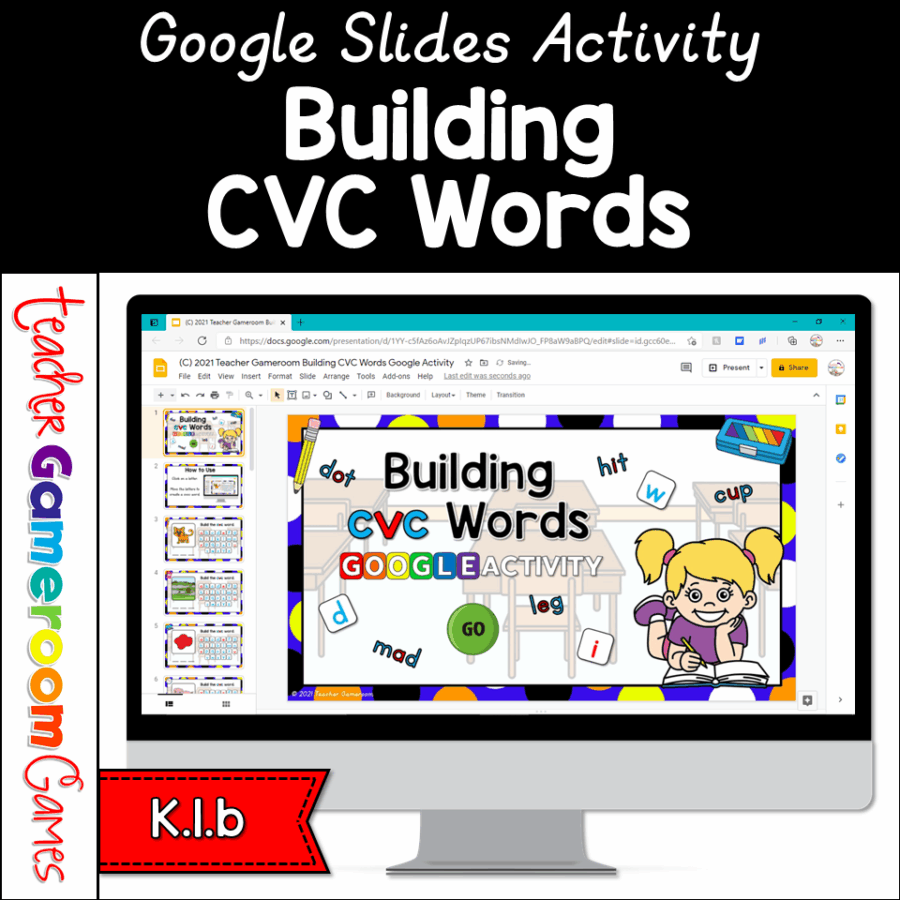 Building CVC Words Google Activity
