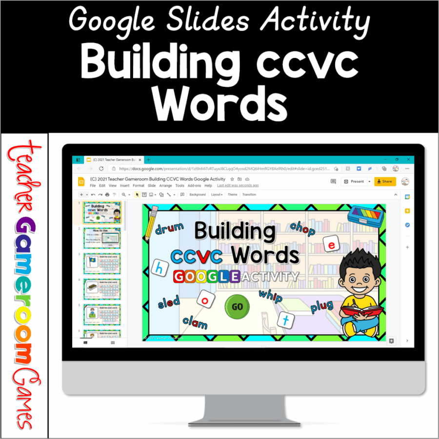 Building CCVC Words Google Activity