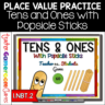 Tens and Ones with Popsicle Sticks Powerpoint Game